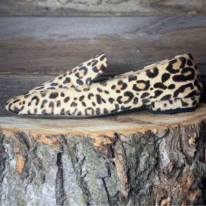 Steve‎ Madden Hailey Cheetah Fur Flats